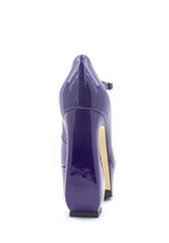 Carica l&#39;immagine nel visualizzatore di Gallery, Décolleté vernice viola con plateau SI ROSSI