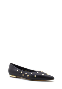 aaaaaBallerina nera con strass Emanuelle Vee
