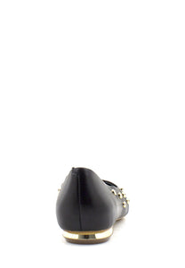 aaaaaBallerina nera con strass Emanuelle Vee