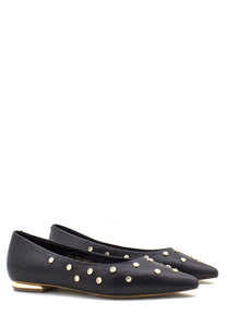 aaaaaBallerina nera con strass Emanuelle Vee