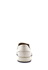 aaaaaMocassino punta quadrata off white Emanuelle Vee