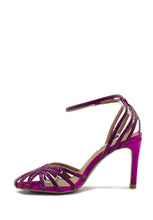 Carica l&#39;immagine nel visualizzatore di Gallery, Scarpa con tacco fucsia con strass BIBI LOU