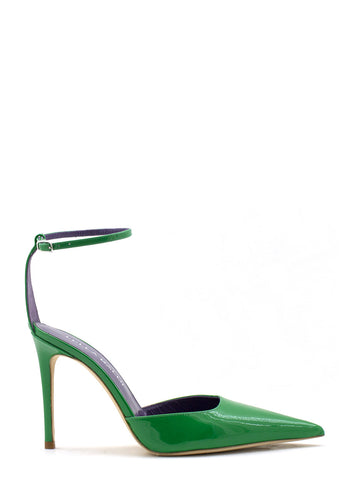Scarpa con tacco verde Lella Baldi