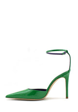 Scarpa con tacco verde Lella Baldi