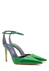 Scarpa con tacco verde Lella Baldi