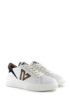 Sneaker July bianca e nera Emanuelle Vee