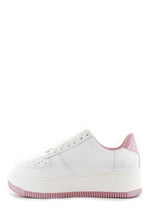 Carica l&#39;immagine nel visualizzatore di Gallery, Sneaker alta Recharge bianca/rosa Windsor Smith
