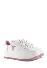 Carica l&#39;immagine nel visualizzatore di Gallery, Sneaker alta Recharge bianca/rosa Windsor Smith