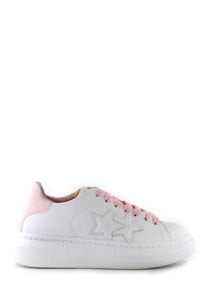 aaaaaSneaker bianca retro rosa 2STAR