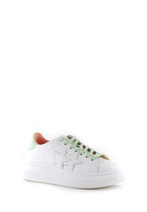 aaaaaSneaker bianca retro verde 2STAR