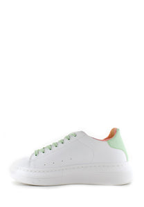 aaaaaSneaker bianca retro verde 2STAR