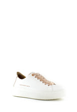 Carica l&#39;immagine nel visualizzatore di Gallery, Sneaker bianca con lacci oro rosa Alexander Smith