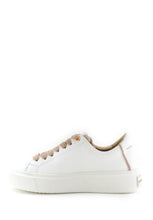 Carica l&#39;immagine nel visualizzatore di Gallery, Sneaker bianca con lacci oro rosa Alexander Smith