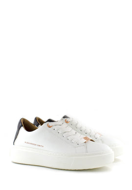 Sneaker bianca retro nero Alexander Smith