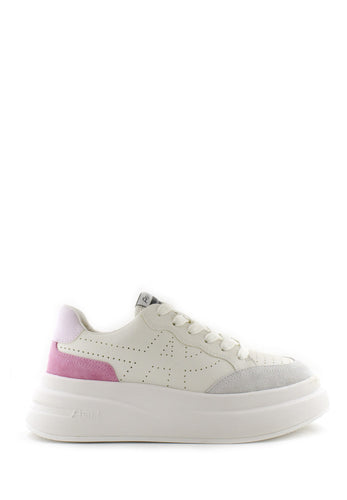 Sneaker Impuls bianca e rosa Ash