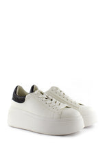 Carica l&#39;immagine nel visualizzatore di Gallery, Sneaker Moby Be Kind bianca e nera Ash