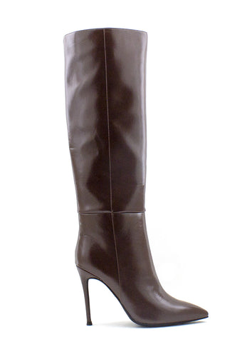 Stivale marrone Arsen-Hi tacco a spillo Jeffrey Campbell
