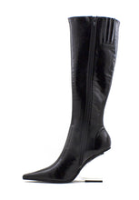 Carica l&#39;immagine nel visualizzatore di Gallery, Stivale Compass naplak Nero Jeffrey Campbell