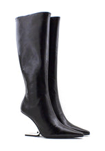Carica l&#39;immagine nel visualizzatore di Gallery, Stivale Compass naplak Nero Jeffrey Campbell