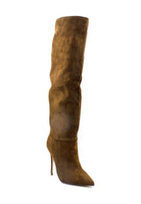 Stivale Darian marrone con tacco a spillo Steve Madden