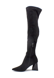 aaaaaCuissard Evenmore nero tacco basso Steve madden
