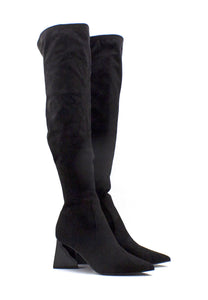 aaaaaCuissard Evenmore nero tacco basso Steve madden