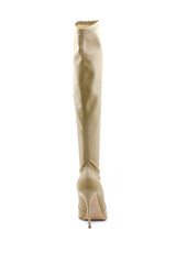 Cuissard Lupa beige chiaro tacco a spillo Sergio Levantesi