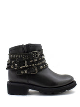 Carica l&#39;immagine nel visualizzatore di Gallery, Biker Tatum Nero Antic Silver Ash