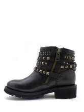 Carica l&#39;immagine nel visualizzatore di Gallery, Biker Tatum Nero Antic Silver Ash