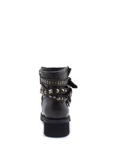 Carica l&#39;immagine nel visualizzatore di Gallery, Biker Tatum Nero Antic Silver Ash