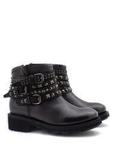 Carica l&#39;immagine nel visualizzatore di Gallery, Biker Tatum Nero Antic Silver Ash