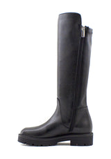 Stivale nero con gambale alto Valini Roma
