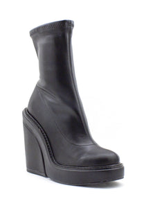 aaaaaTronchetto nero All Out con tacco largo Steve Madden
