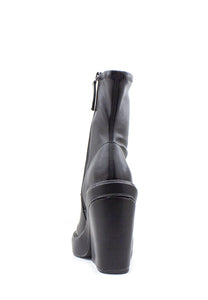 aaaaaTronchetto nero All Out con tacco largo Steve Madden