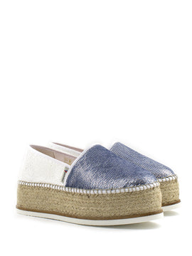 Espadrillas J. MOOR azzurra con platform Espadrilles - The Original