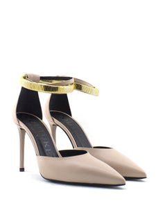 aaaaaScarpa con tacco cipria Couture Milano