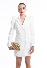 Abito Jacket Dress Sienna bianco Aniye By