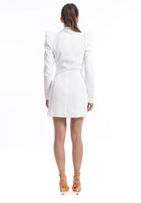 Abito Jacket Dress Sienna bianco Aniye By