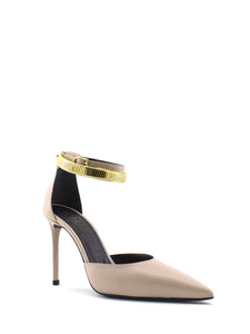 aaaaaScarpa con tacco cipria Couture Milano