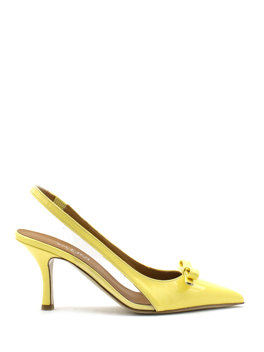 scarpe a punta gialle