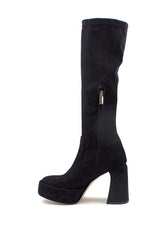 Stivale nero con gambale elasticizzato Valini Roma